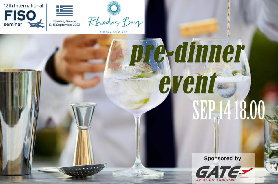 Social Event – Pre dinner cocktails